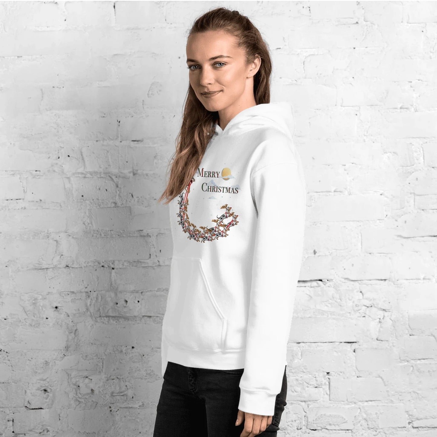 Santa’s Doxies Sleigh Sweater